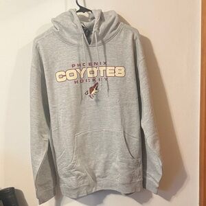 Phoenix Coyotes Gray Hoodie Sweater large